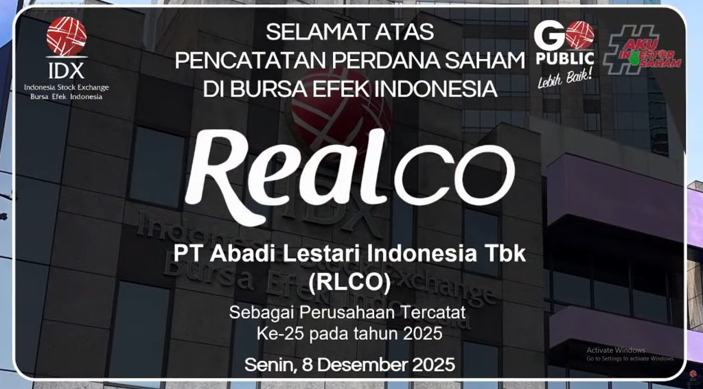 Ipo Rlco Listing- IPO PT Abadi Lestari Indonesia Tbk (RLCO) - PT. Adimitra Jasa ...